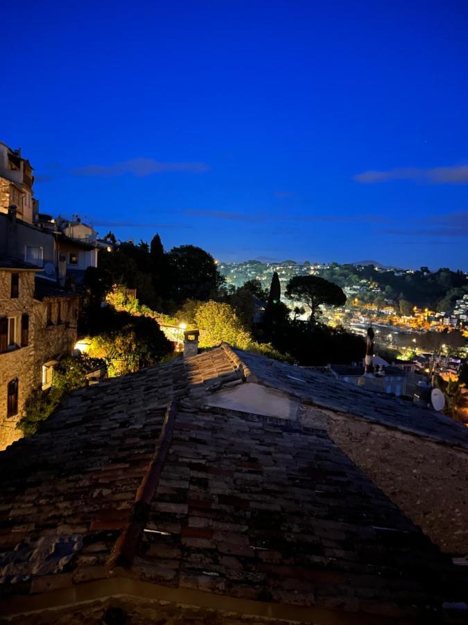 شقة Bed & Breakfast Les Hauts De Cagnes Vue Mer Et Montagne المظهر الخارجي الصورة
