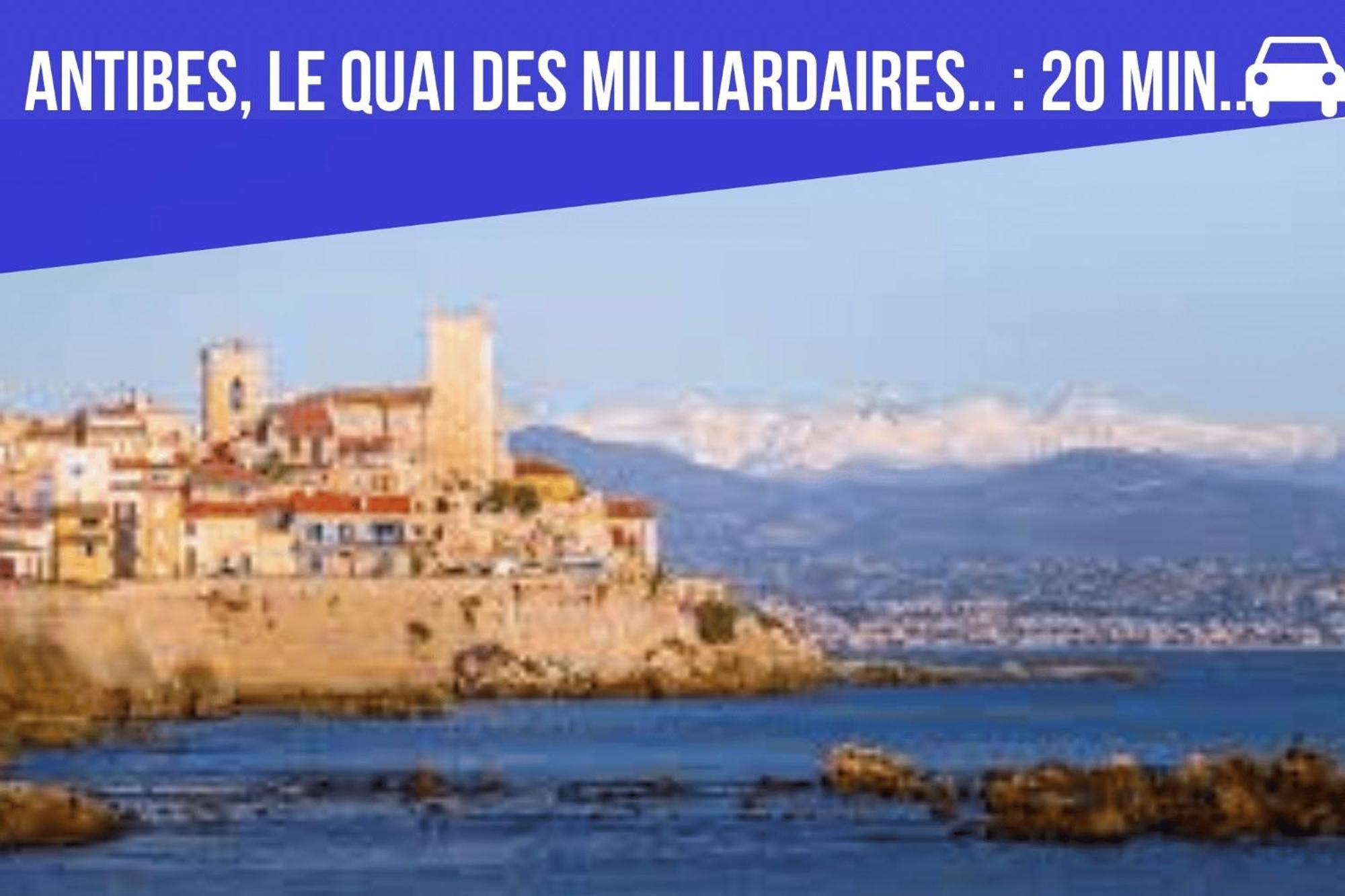 شقة Bed & Breakfast Les Hauts De Cagnes Vue Mer Et Montagne المظهر الخارجي الصورة
