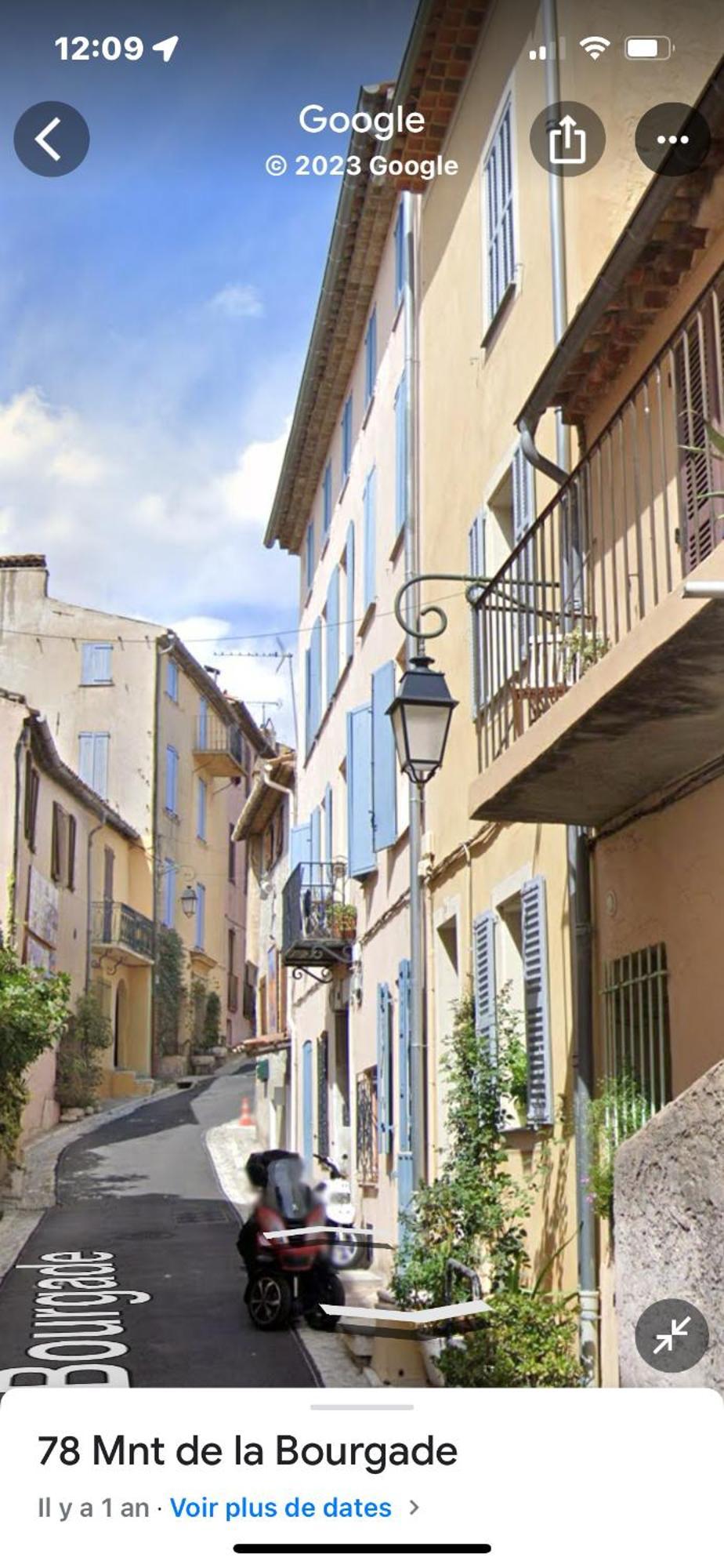 شقة Bed & Breakfast Les Hauts De Cagnes Vue Mer Et Montagne المظهر الخارجي الصورة